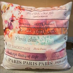 Adorable fashion pillow .. 16 inches by 16 inches